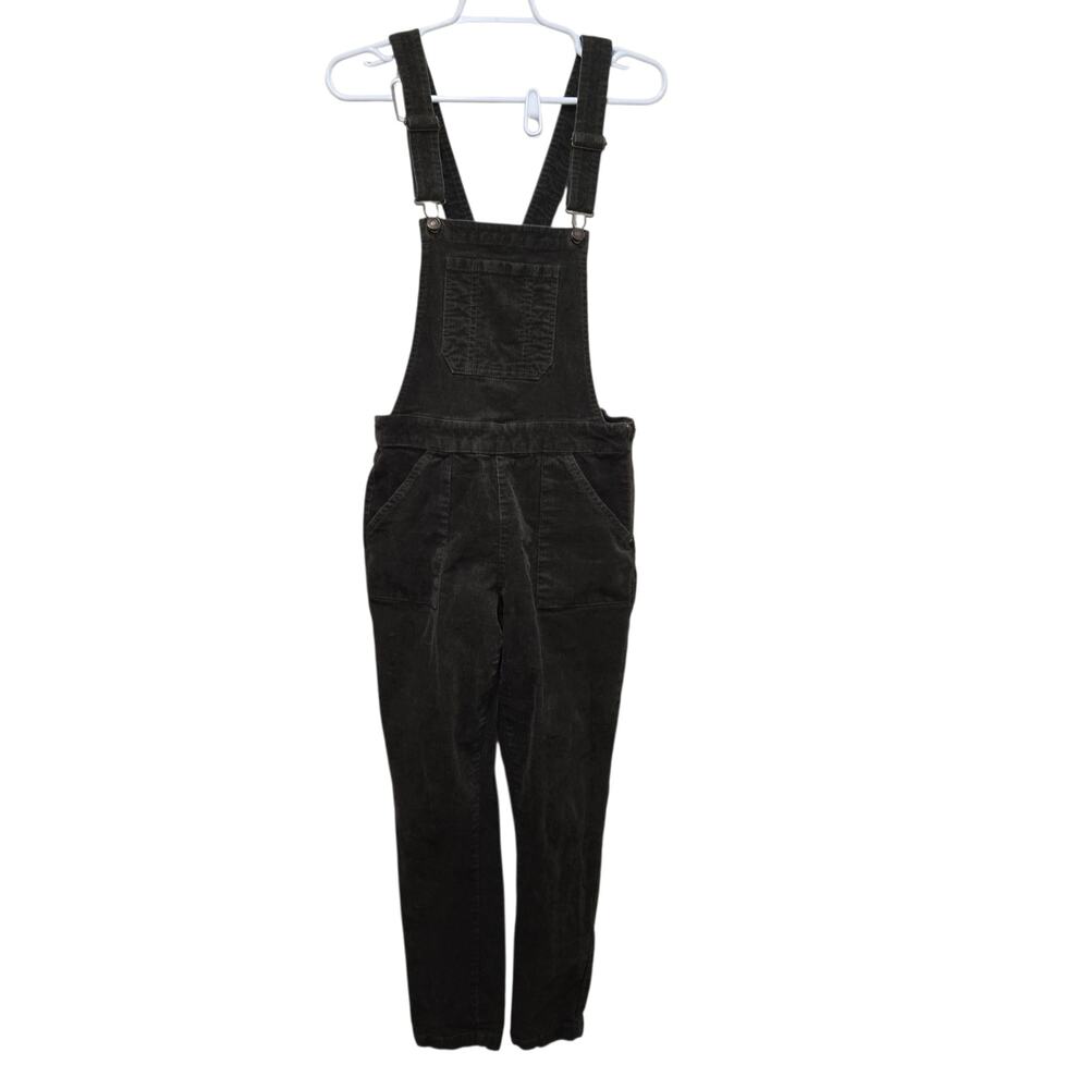 Sky and Sparrow Juniors Corduroy Bib Overalls Olive Green Size 7